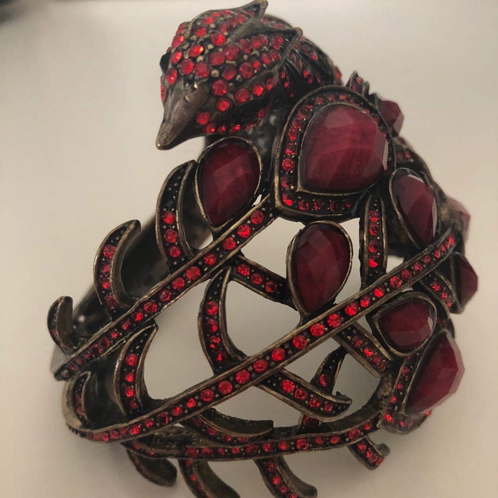 Red Phoenix cuff bracelet
